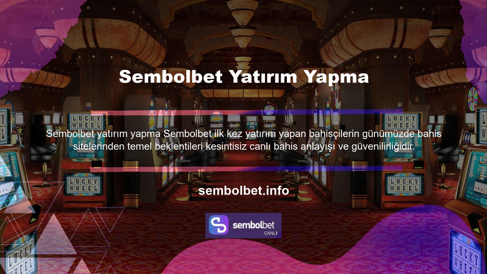 Pek çok casino sitesi, güvenilirlik nedenleriyle bu kanalda reklam verir, ancak bu siteler genellikle oyun deneyimine sahiptir ve Sembolbet Entrance gibi casino pazarına uzun yıllardır hizmet vermektedir